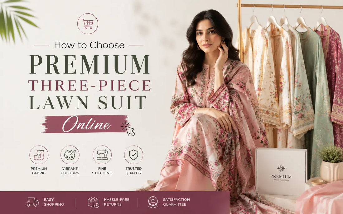 How to Choose a Premium 3 Piece Lawn Suit Online