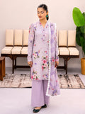 Luxury women's unstitched lawn 3 piece dress with printed shirt and lace dupatta